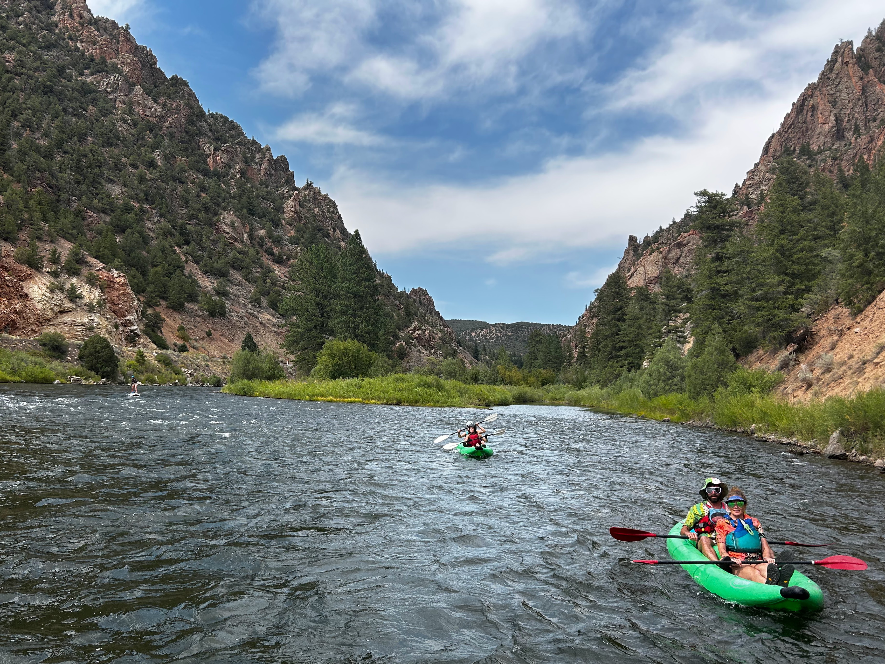 Epic canyon river expedition with small watercraft